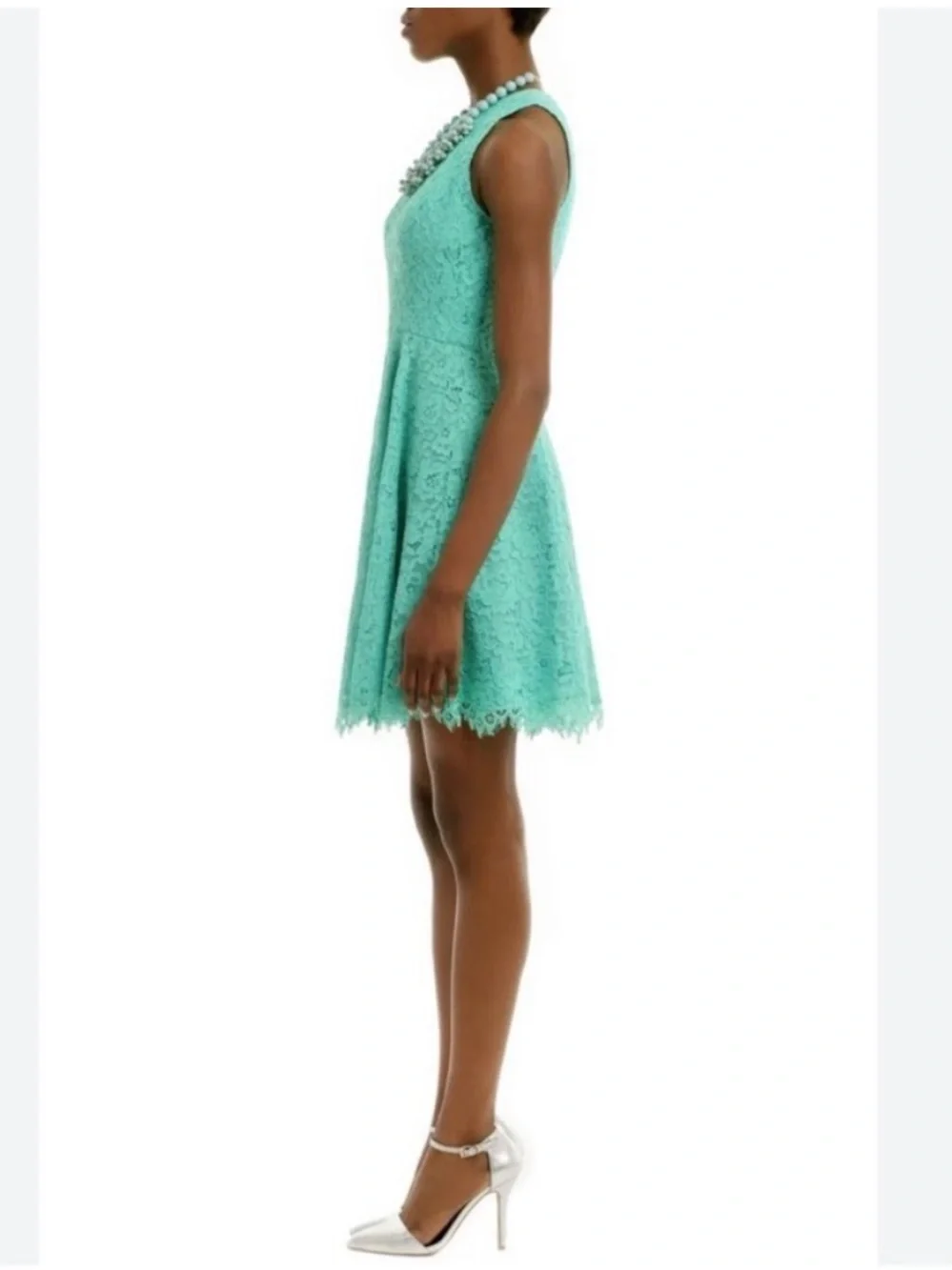 Shoshanna Dress 14 Formal Green - Picture 4 of 12